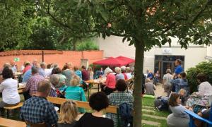 Gartenfest in Günter Grass Haus - reise nach Polen
